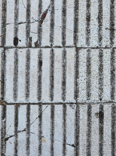 Obraz na płótnie Detail of the tiles of a sidewalk. w salonie