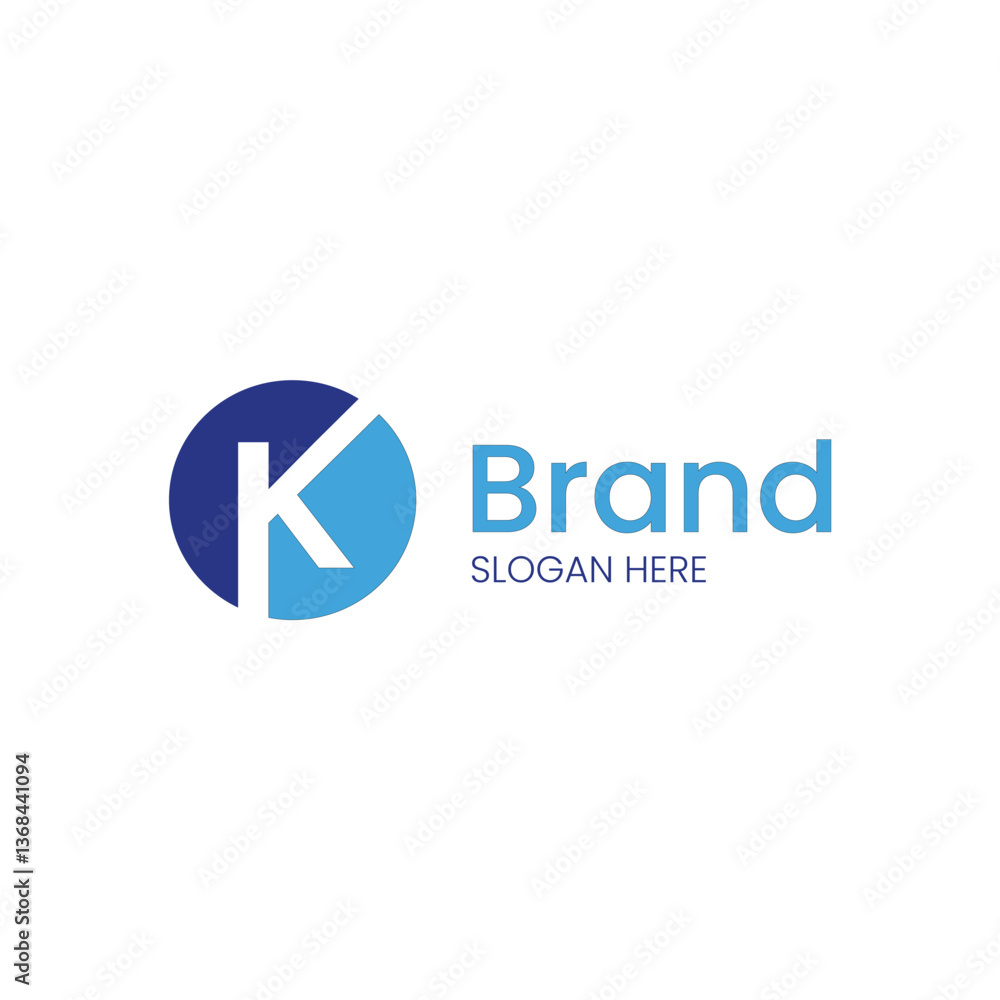 simple and minimalist logo design, a logo with letter k and circle for business simple and minimalist logo design, a logo with letter k and circle for business