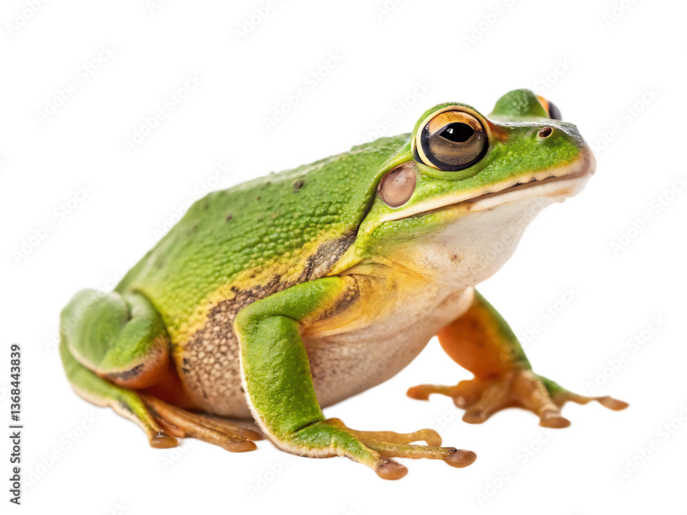 a frog isolated on white background, PNG. a frog isolated on white background, PNG.