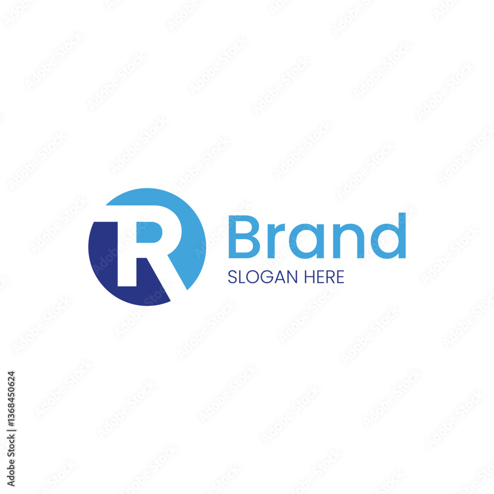 simple and minimalist logo design, a logo with letter r and circle for business simple and minimalist logo design, a logo with letter r and circle for business
