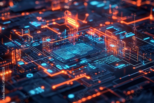 Infographic detailing the process of digital transformation, highlighting key steps and the benefits of modernization