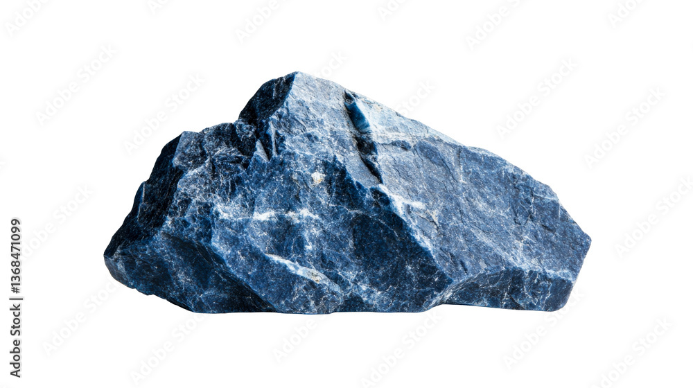 Natural stone fragment, blue, abstract pattern, geology sample, mineral, cut out transparent Natural stone fragment, blue, abstract pattern, geology sample, mineral, cut out transparent