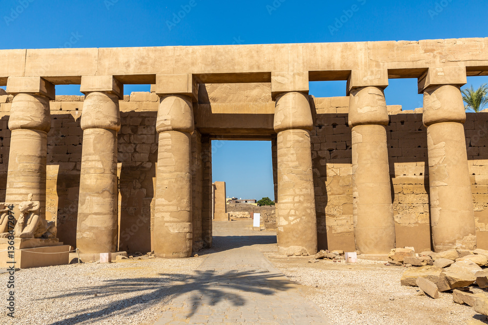 Fototapeta premium Karnak temple in Luxor, Egypt