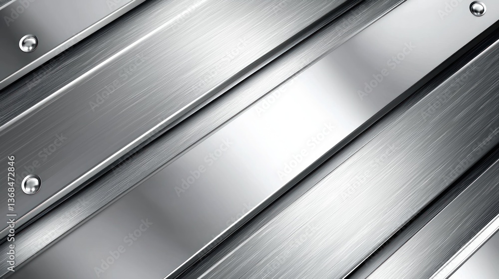 Abstract brushed metal panels diagonal lines Abstract brushed metal panels diagonal lines