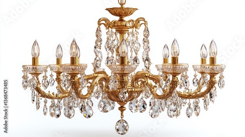 Elegant Crystal Chandelier: A Luxurious Lighting Fixture