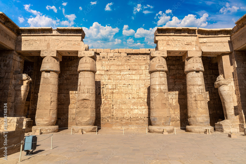Medinet Habu temple in Luxor