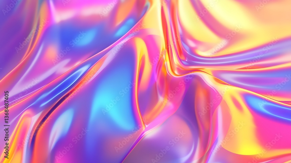 Naklejka premium Professional Abstract Gradient Hologram Background for Modern Designs and Websites