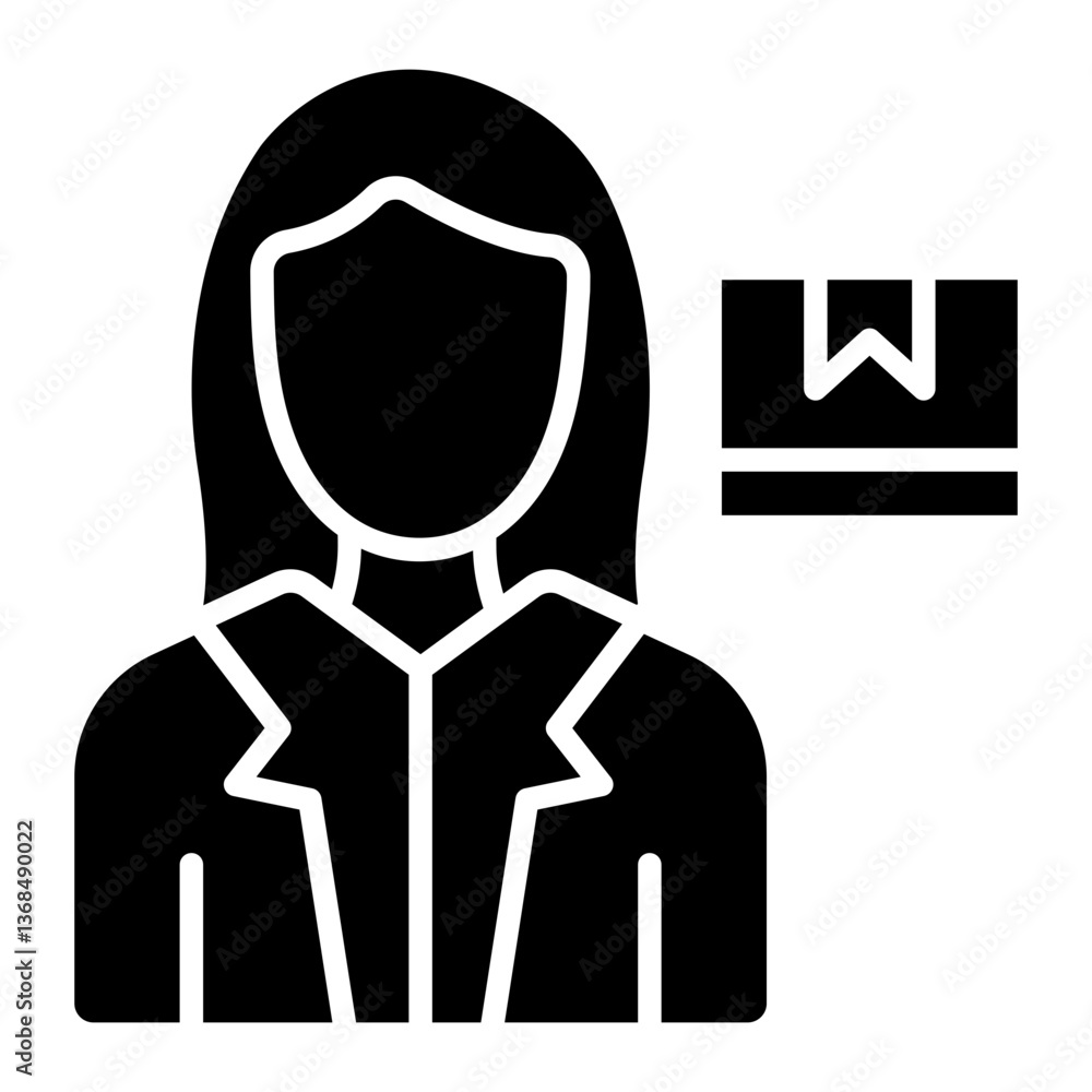 Recipient Woman Icon