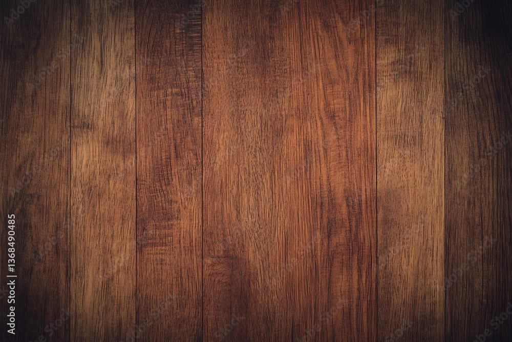 Naklejka premium Dark wood texture background with natural patterns and rustic charm for design projects