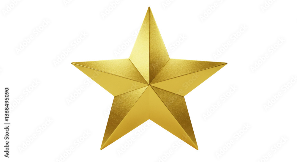Obraz premium Golden star symbol