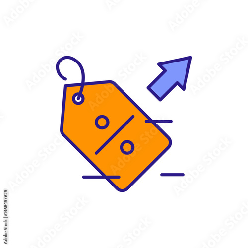 Price Hike Icon Illustrising Significant Cost Increases.