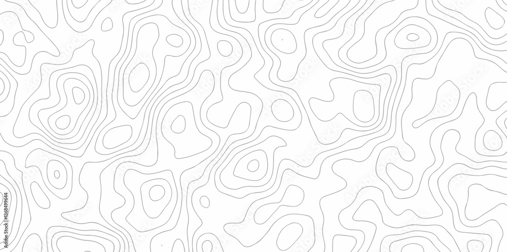 Abstract curve grid map and topo contour map on white background, Topographic contour lines. Seamless pattern with lines Topographic map. Geographic mountain relief diagram line wave carve design. Abstract curve grid map and topo contour map on white background, Topographic contour lines. Seamless pattern with lines Topographic map. Geographic mountain relief diagram line wave carve design.