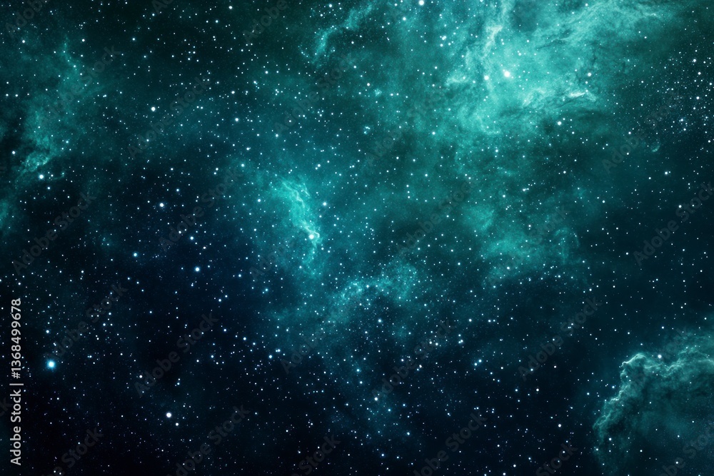 Exploring Deep Space Starfield Glowing Nebula with Scattered Stars Background Exploring Deep Space Starfield Glowing Nebula with Scattered Stars Background