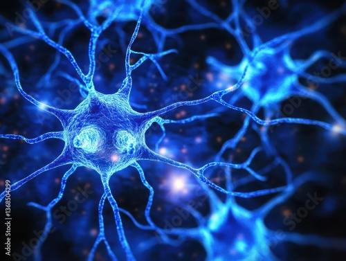 Neurons with Dendrites and Axons in the Brain