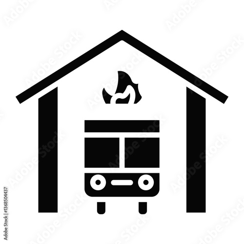 Fire Station Icon