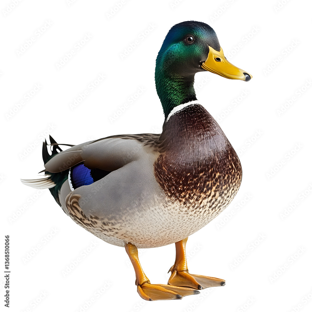 Obraz premium Duck isolated on transparent background