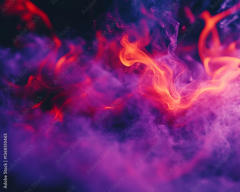Abstract red and purple smoke swirls. Abstract red and purple smoke swirls.