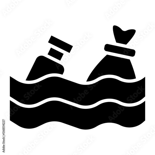 Water Pollution Icon