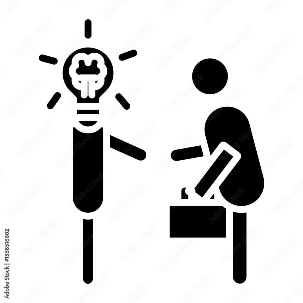 Fototapeta premium Career Counseling Icon