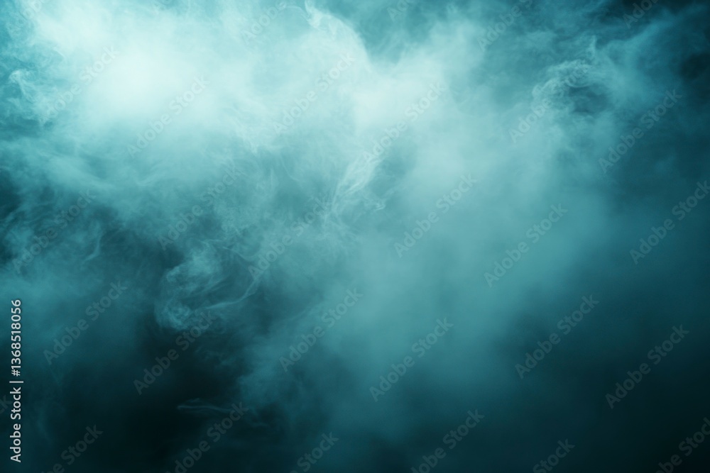 Swirling Smoke Texture on Dark Background with Ethereal Mist Effect Swirling Smoke Texture on Dark Background with Ethereal Mist Effect