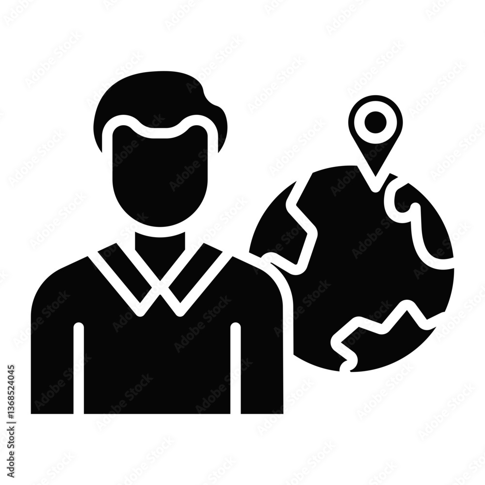 Obraz premium Migration Icon