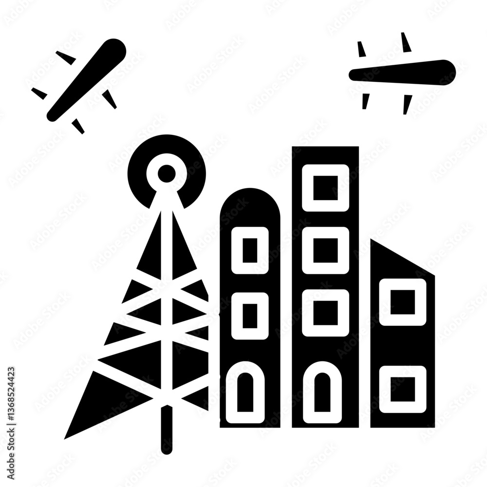 Fototapeta premium Airport Icon