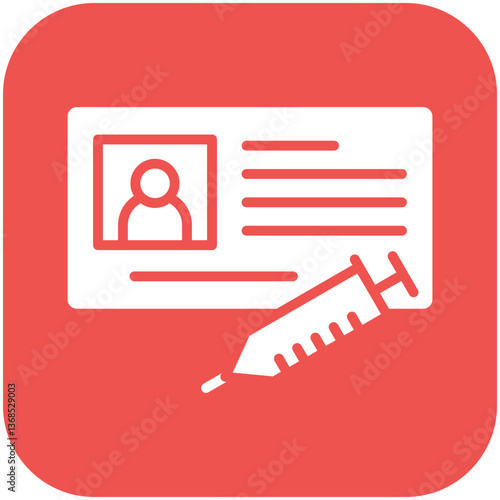Vaccination Certificate Icon