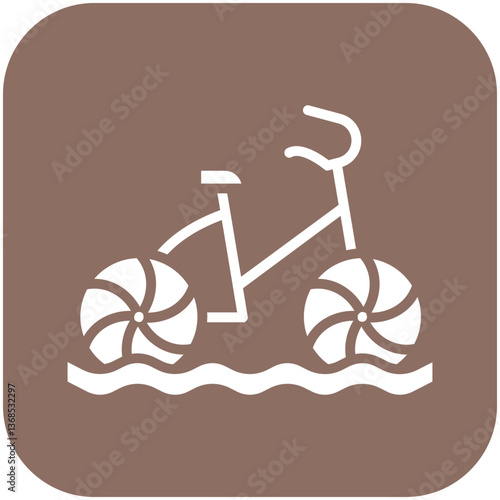 Water Tricycle Icon