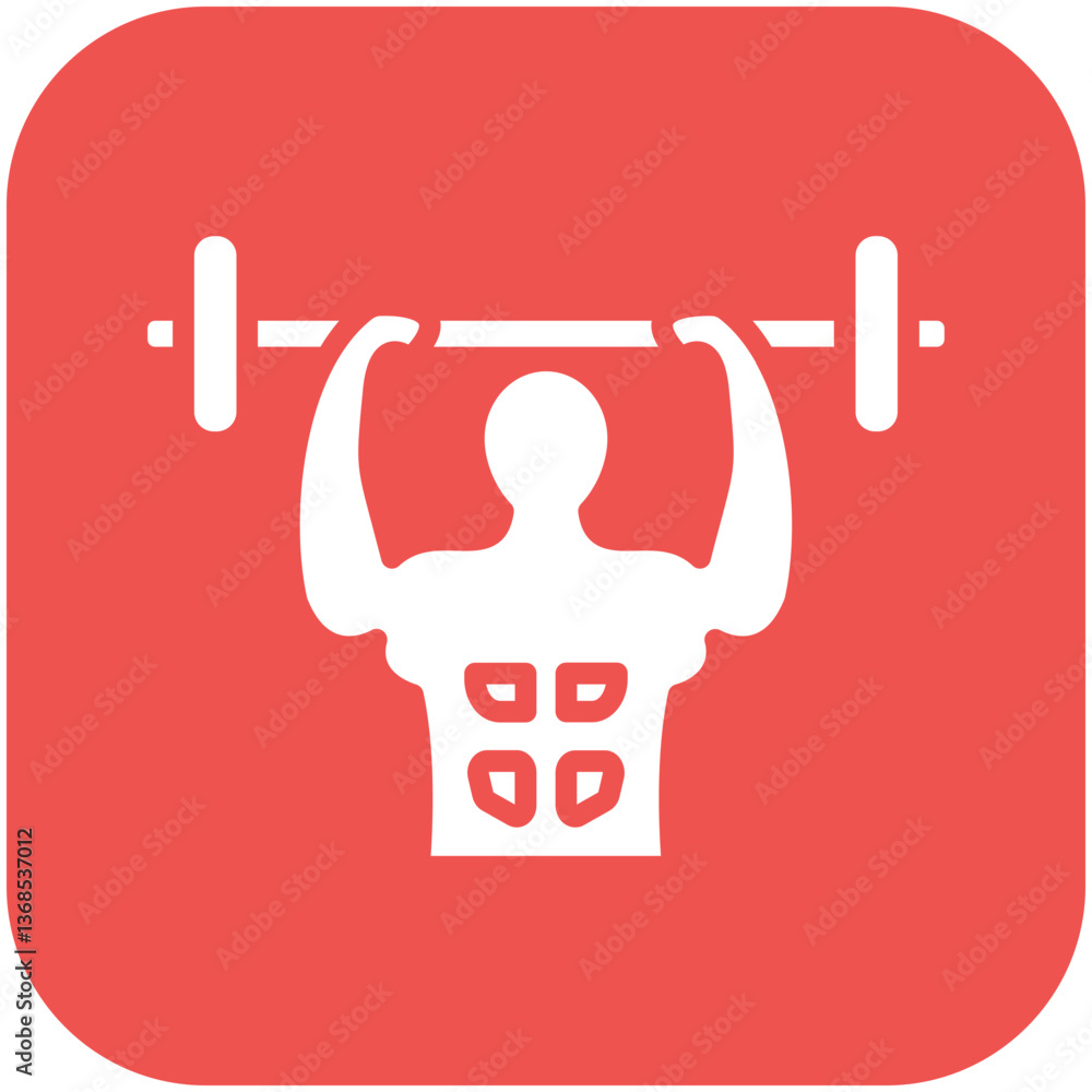 Obraz premium Weight Lifting Icon