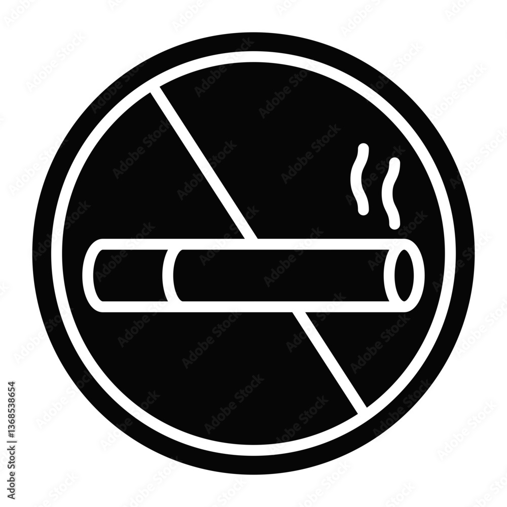 Anti Smoking Icon Anti Smoking Icon