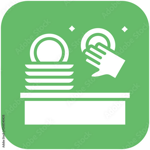 Wash Dishes Icon