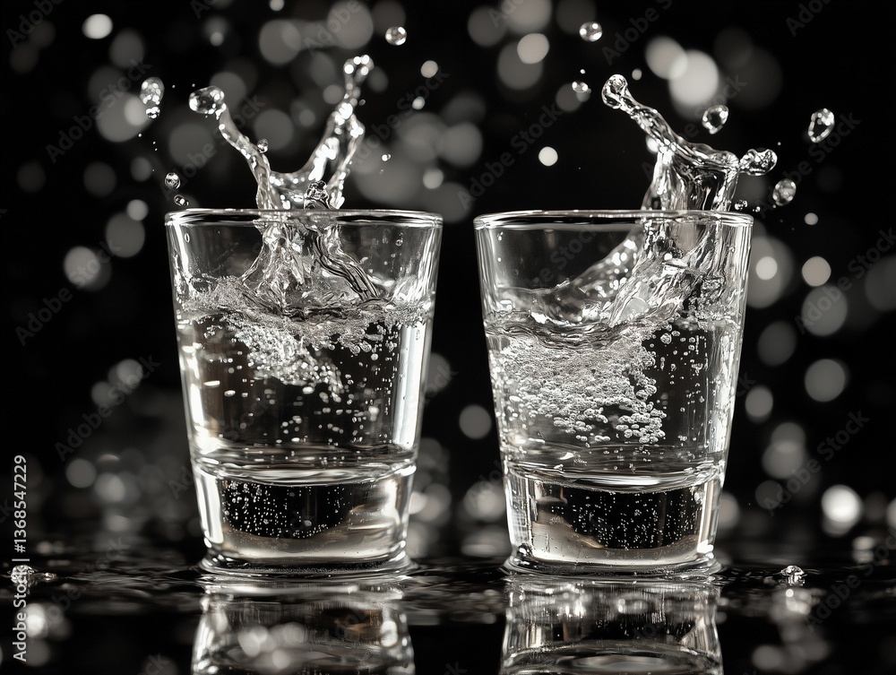 glass of water glass of water