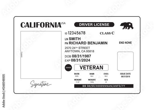 Drivers License vector, Drivers License clipart, Drivers License silhouette