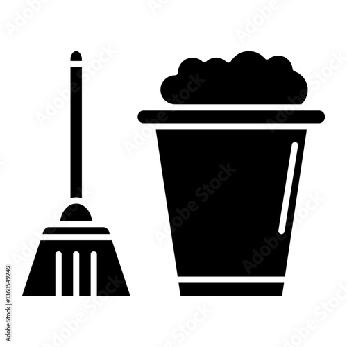 Mop Bucket Icon