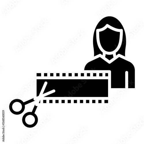 Film Editor Female Icon
