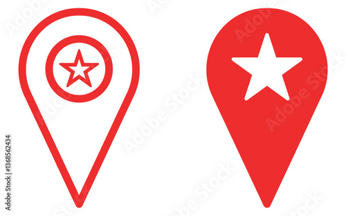 Free Download Location pin icon set. Map pin place marker. GPS location symbol collection. set of map pointers - GFXLoad