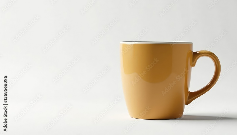 Obraz premium Large oversized coffee mug, clean white background , crockery, product photography