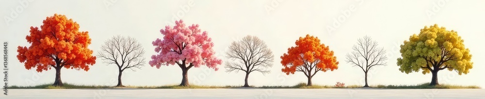 several branches spread out on a neutral surface, branches, trees several branches spread out on a neutral surface, branches, trees
