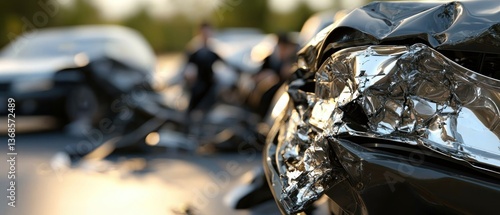 Severe Car Crash Damage