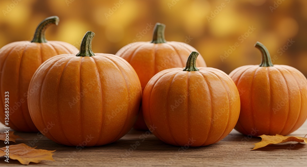Festive arrangement of vibrant pumpkins for autumn harvest celebration Festive arrangement of vibrant pumpkins for autumn harvest celebration