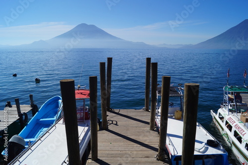Lake Atitlan view from the pier