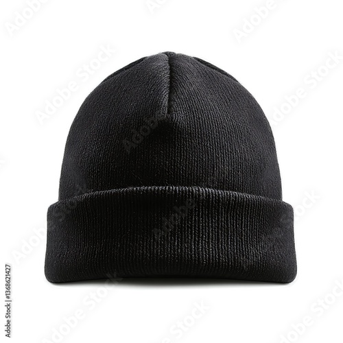 Black Knitted Beanie