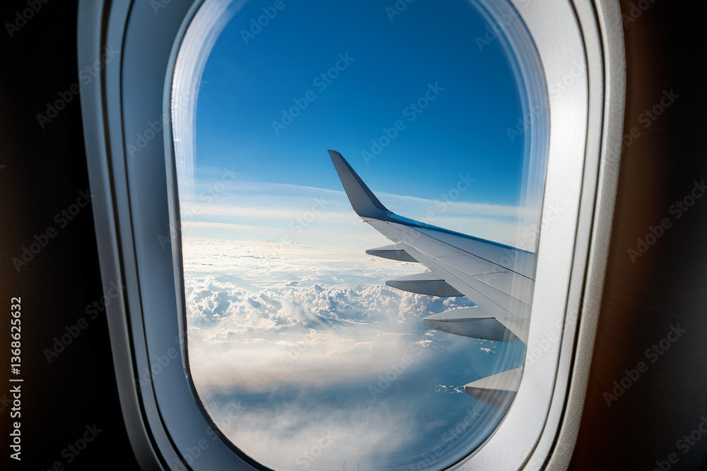 view from airplane window view from airplane window
