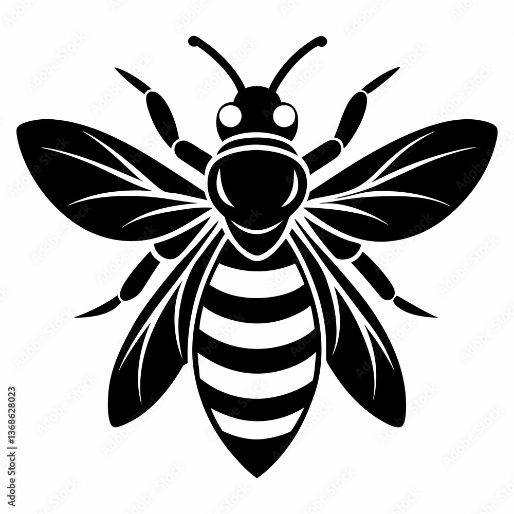 Fototapeta premium bee and flower