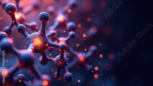 Wallpaper Mural Stylized graphic of Nicotinamide Adenine Dinucleotide, a coenzyme present in all living cells and found in nad supplements. Torontodigital.ca