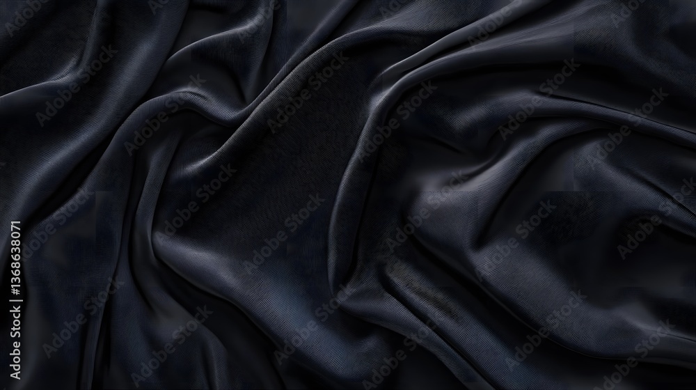 Professional Black Fabric Texture Background for Design and Art Projects Professional Black Fabric Texture Background for Design and Art Projects