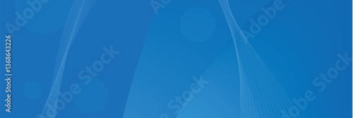 Abstract blue background with flowing lines