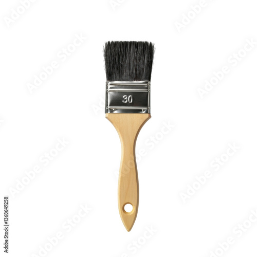 Wallpaper Mural A floating paintbrush with clean bristles, on a solid white background Torontodigital.ca