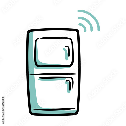Smart fridge with wireless features and modern design for modern kitchens