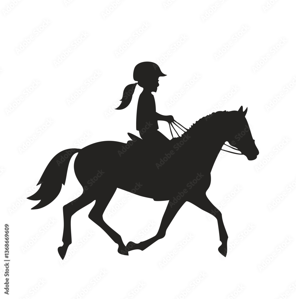 horse rider silhouette horse rider silhouette